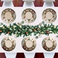 thumbnail image 7 of Ryvnso Merry Christmas Tree Round Plate Mats Dining Table Placemat Set of 4 for Holiday Decoration, 7 of 7