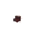 thumbnail image 3 of InRoom Furniture 33WA Storage Step Stool, Walnut, 3 of 3
