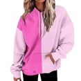 thumbnail image 2 of XMMSWDLA Womens Pullover Hoodie Sweatshirts Casual Tunic Tops Kangaroo Pocket Shirts Tie Dye&Floral Print, 2 of 5