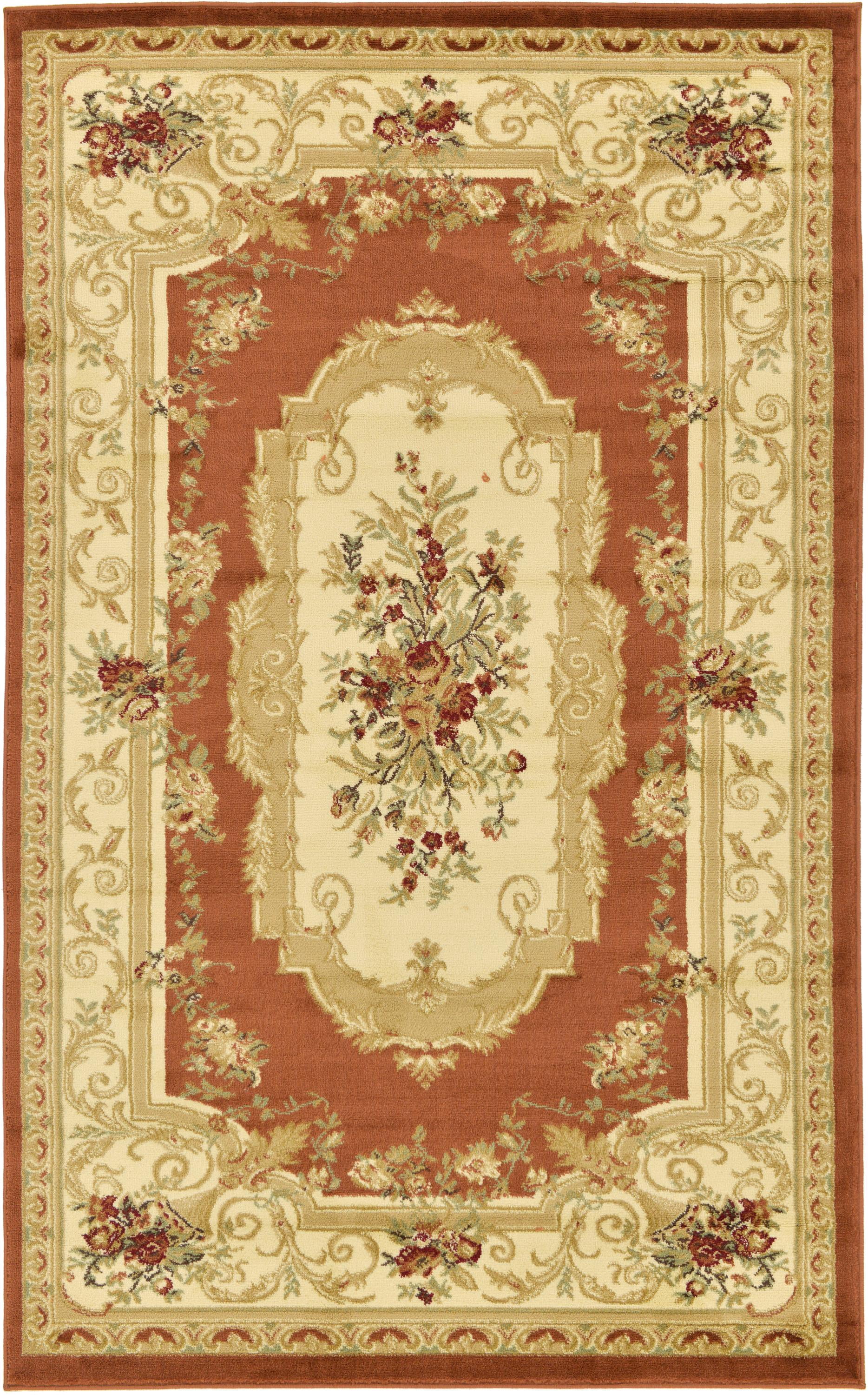 Unique Loom Henry Versailles Vintage Floral Area Rug or Runner