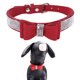 thumbnail image 3 of Collar de diamantes de imitación para mascotas a la moda, collar ajustable con hebilla de aleación de Zinc para perros (rojo XXS) Ehuebsd Para estrenar, 3 of 9