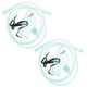 thumbnail image 3 of 2 piezas cómodas máscaras de oxígeno desechables suministros para ancianos (azul cielo), 3 of 4