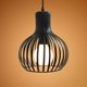 thumbnail image 1 of Chandelier Suspensión E27 Lámpara colgante de metal vintage Sala de estar Cocina Restaurante Negro - Negro, 1 of 5