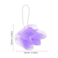 thumbnail image 3 of Set de 10 esponjas exfoliantes corporales de malla para baño y ducha (color aleatorio), 3 of 8