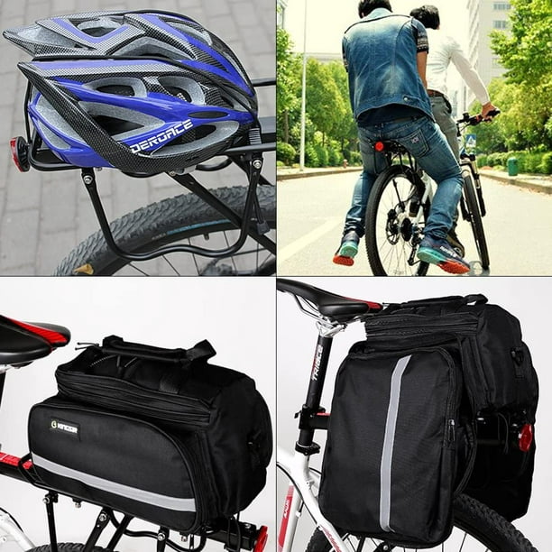 Porte-vélos arrière pour porte-vélos avec garde-boue à dégagement rapide  Mountain Road Vélo Porte-bagages arrière Capacité universelle 