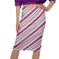 thumbnail image 4 of Moomaya Poly Spandex Skirt Printed Pencil Skirt Plus Size Summer Wear Clothing, 4 of 6