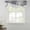 Gray, variant on Winter Bike Snowfall Tie Up Valance Curtains for Windows, Kitchen Curtains Window Treatments, Christmas Nature Snowflakes Short Window Shades Valances for Bedroom Bathroom Cafe 42"x12"