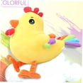thumbnail image 2 of Pollito de peluche, animal de peluche, perezoso de peluche, juguete de peluche, pollito de peluche, regalo para bebé, juguetes de peluche grandes, regalo de Navidad, juguetes, 2 of 4