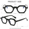 thumbnail image 4 of Gafas de bloqueo de luz azul JOVAKIT con montura octagonal retro, 4 of 7