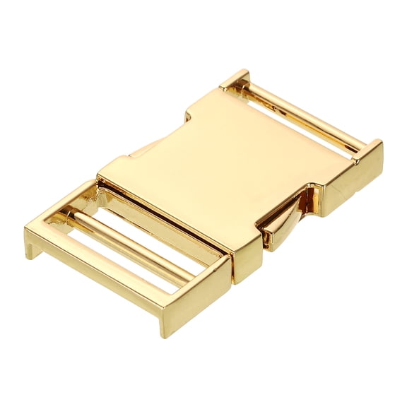 Metal Quick Side Release Buckle, 25mm/1" Collar Buckles, Light Gold