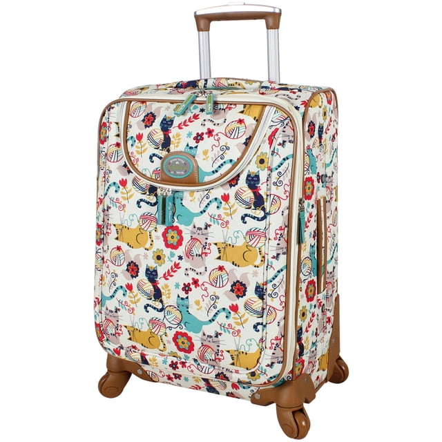 Luggage Lily Bloom Furry Friends Exp Spinner de 20 pulgadas