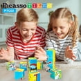 thumbnail image 2 of Juego de rompecabezas y cubos PicassoTiles Pete The Cat con forma de rompecabezas magnético, 6 o más, 2 of 7