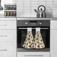 thumbnail image 5 of GZHJMY Rustic Rooster Hanging Kitchen Towels Country Animal Dish Cloth Soft Tea Bar Towels Fingertip Towels for Bathroom Farmhouse Decor, 5 of 7