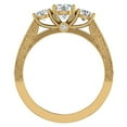 thumbnail image 3 of Diamond Engagement Rings for women Past Present Future Style 14K Gold 1.75 ctw, 3 of 5