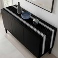 thumbnail image 5 of Black Striped Table Runner 72 Inches Long, Farmhouse Black White Stripes Kitchen Coffee Dining Table Decoration for Home Party Birthday Wedding Home Decor 14x72 Inches, 5 of 8
