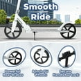 thumbnail image 4 of Adjustable Height Folding Kick Scooter with Large Wheels for Kids, Teens & Adults - Lightweight & Anti-Shock Suspension, 4 of 6