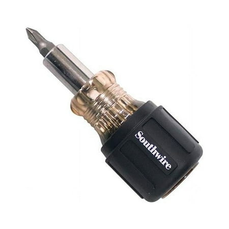 UPC: 0032886930379 | Southwire SDS6N1 6 in 1 Stubby Multi-Bit Screwdriver