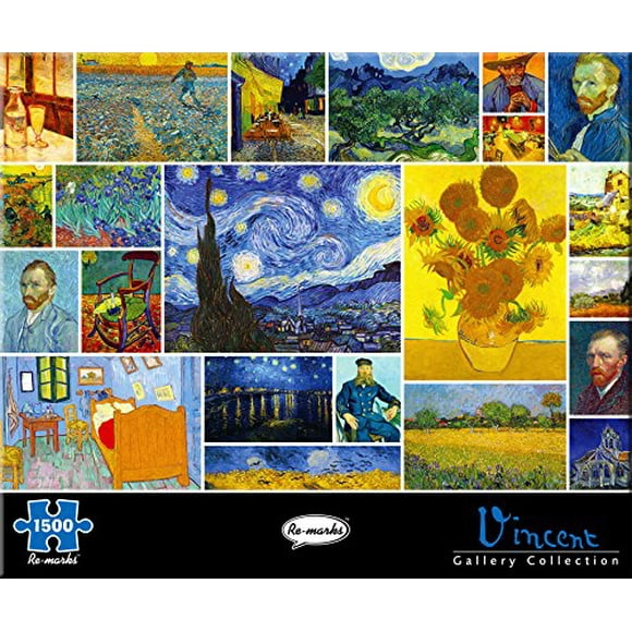 Re-marks Vincent Van Gogh 1500 Piece Puzzle