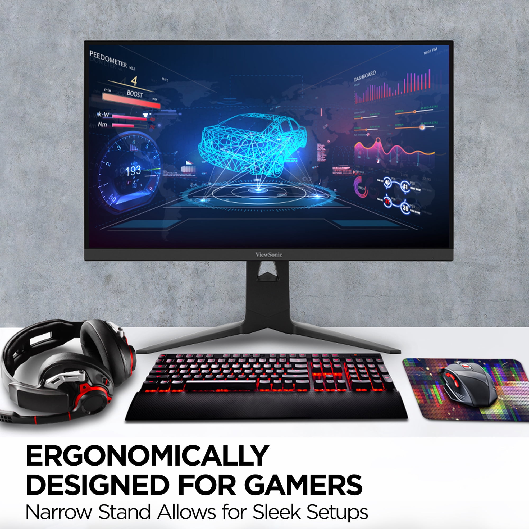 ViewSonic XG2736-2K 27" QHD 0.5ms 240Hz IPS Gaming Monitor with FreeSync