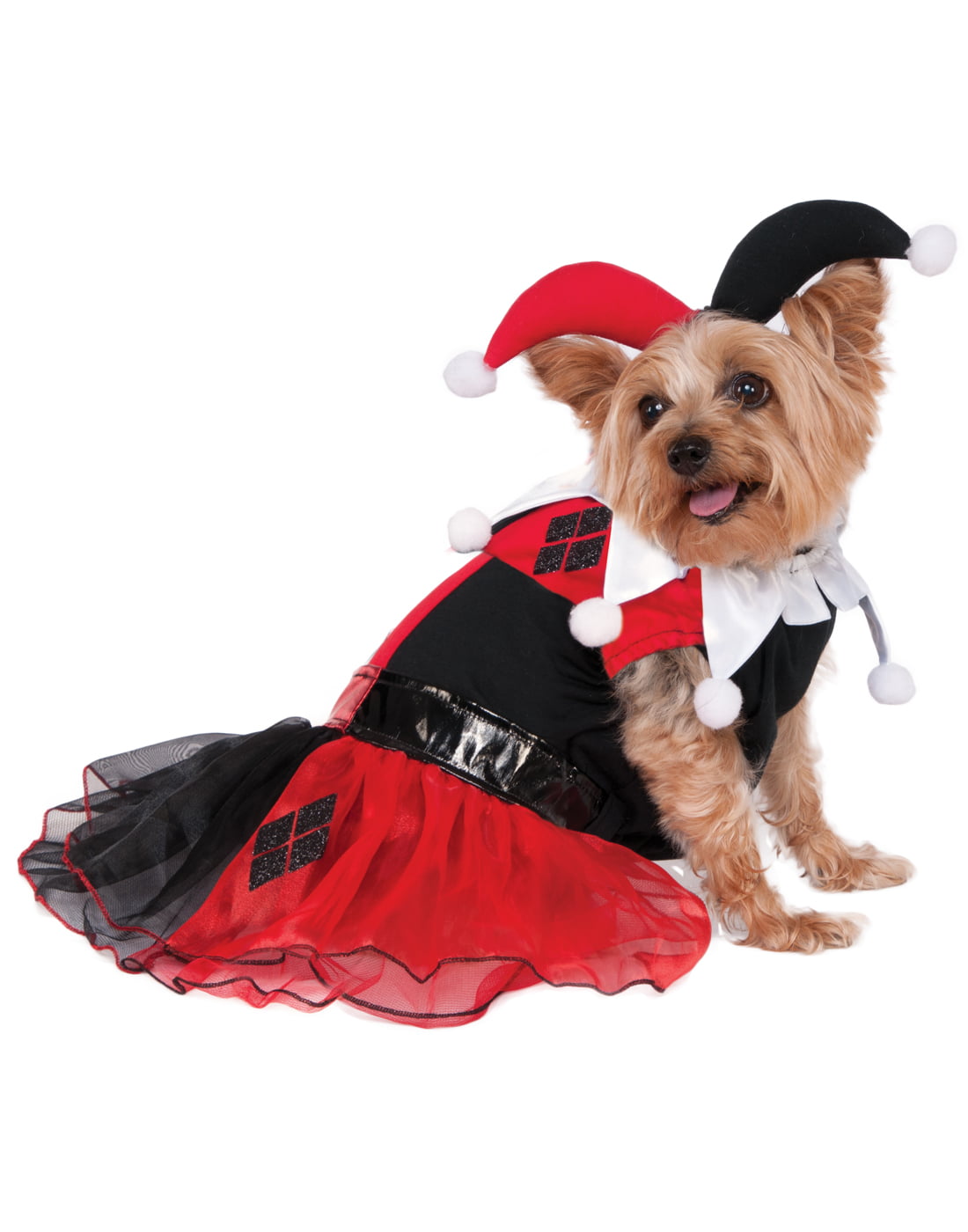 Harley Quinn Suicide Squad DC Comics Fancy Dress Halloween Dog Cat Pet Costume 