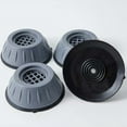 thumbnail image 2 of 4 Pcs Anti-Vibration Feet Pads Washing Machine Mat Anti-Vibration Pad Dryer Refrigerator Base Fixed Non-slip Pad, 2 of 8