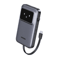 thumbnail image 1 of Batería portatil 10,000mAh UGREEN USB C Robot 30W Pantalla TFT Gris, 1 of 8