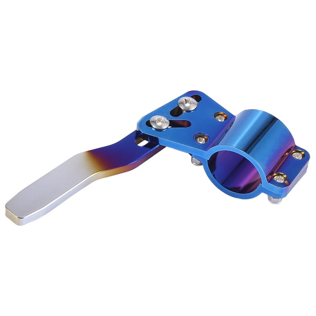 Extensión de señal de giro de automóvil, extensión de volante, kit de extensión de varilla de posición hacia arriba, extensión de varilla de aleación de aluminio azul tostado