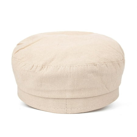 

Dadaria Womens Hats Women Winter Warm And Leisure Solid Color Hedging Sun Hat Beret White 57CMX7CM Women