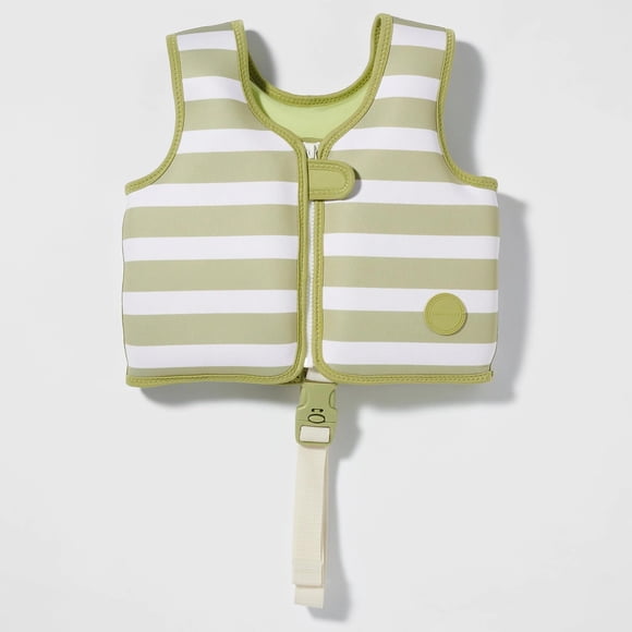 Chaleco de natación Sunnylife Into The Wild color caqui para niño pequeño de 1 a 2 años