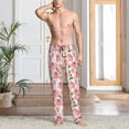thumbnail image 2 of Honiee Rose Flowers for men - a sleek fusion of Straight Pajama Pants, versatile Lounge Pants, and cozy Sleepwear, all rolled into one-Medium, 2 of 6