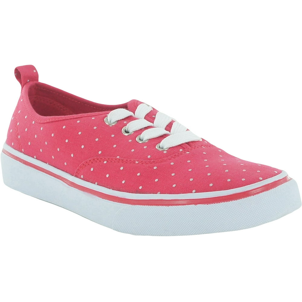 Faded Glory FADED GLORY WOMENS PRINTED CANVAS LACE UP SHOE Walmart