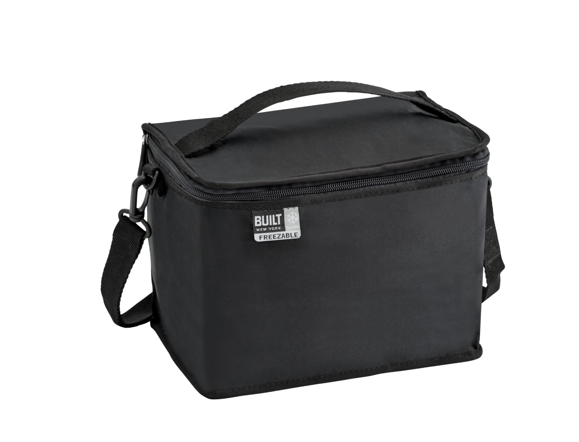 Built Icetec Large Capacity Freezable Black Lunch Bag Removable Strap