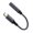 Black, variant on Universal Type C Adapters 3.5mm Stereo Plugs Fit for Mobile Devices Line Control