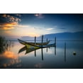 thumbnail image 2 of Ribeiro, Rui 14x11 Gold Ornate Wood Framed with Double Matting Museum Art Print Titled - The Boats, 2 of 4