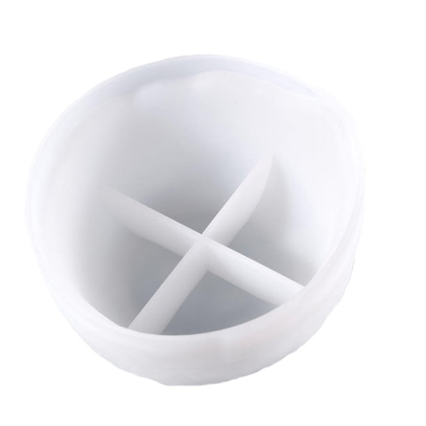 EeaseMX Molde de silicona para cuenco de almacenamiento, molde para hacer fruteros, molde de epoxi de cristal