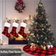 thumbnail image 5 of Medias navideñas: paquete de 4 medias navideñas a cuadros de búfalo de 18 "con puño de piel sintética de felpa blanca, fiesta navideña familiar Xemadio WRJM-402-2, 5 of 7