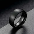 thumbnail image 5 of 2 Matching Rings Couple Ring Black Gold Plated 1CT CZ Women Wedding Ring Sets Men Ring, 5 of 7