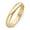 14K Yellow Gold, variant on 14K Yellow Solid Gold Rings For Women - Plain Wedding Bands for Ladies - 3 mm Wide Traditional Engagement Jewelry for Her - Size 4