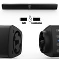 thumbnail image 5 of BS-36 BT Wireless Speaker Soundbar IPX4 Waterproof 2000mAh Rechargeable Battery Support TF USB AUX RCA Player FM MP3 HiFi Stereo Speaker Audio Sound Deep Bass Wireless Device For Home Outdoor, 5 of 10