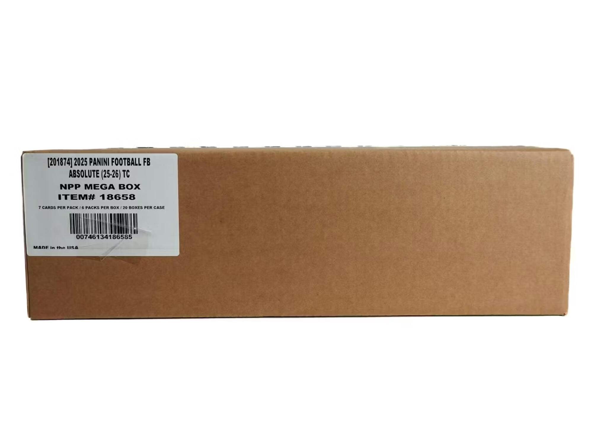 2025 Panini Absolute Football Mega Box (Factory Sealed Mega 20-Box Case)