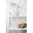 thumbnail image 2 of Wallquest, Inc. Luxe Haven Coastal Lattice Peel and Stick Wallpaper Harbor Mist, 2 of 10