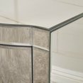 thumbnail image 2 of Noble House Lilah Mirrored Three-Drawer Side Table, 2 of 5