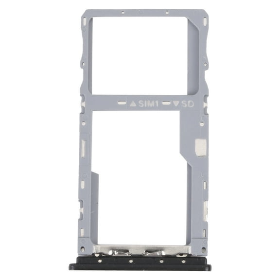 Cellphone Repair Parts For TCL 20E Original SIM Card Tray   Micro SD Card Tray (Black)
