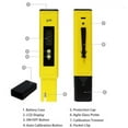 thumbnail image 4 of Water Quality Test Meter 2 in 1 | Digital PH Meter 0.00-14.00 pH & TDS 0-9990 PPM | 0.01 pH Accuracy | Automatic Temperature Compensation | 2x Calibration Packets | Compact Portable Design, 4 of 6