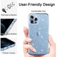 thumbnail image 3 of Compatible con funda para iPhone 13 Pro Max para mujer, [3 protectores de lente de cámara] [cubierta dura para PC, protección de grado militar] cubierta completa nunca amarilla, 3 of 5