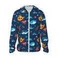 thumbnail image 1 of Disketp Ocean Floor Animals for Men's Sun Protection Hoodie Performance Long Sleeve Fishing Outdoor Lightweight-3X-Large, 1 of 7