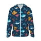 thumbnail image 1 of Balery Ocean Floor Animals Sudadera ligera de manga larga con capucha y protección solar UPF 50+ para hombre y mujer, ideal para pesca y running-Large, 1 of 7