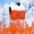 thumbnail image 2 of Fesfesfes Intelligent Five-zone Dual-control Heating Outdoor Warm Carbon Fiber Heating Vest Sale Items, 2 of 9