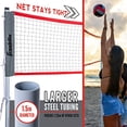 thumbnail image 3 of Set de redes de voleibol Franklin Sports Elite con Pro, 3 of 9