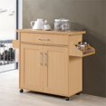 thumbnail image 2 of Pemberly Row Kitchen Island with Spice Rack in Beech, 2 of 8